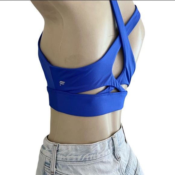 Fabletics Blue No Bounce Sports Bra Size small⭐️ - Picture 6 of 7